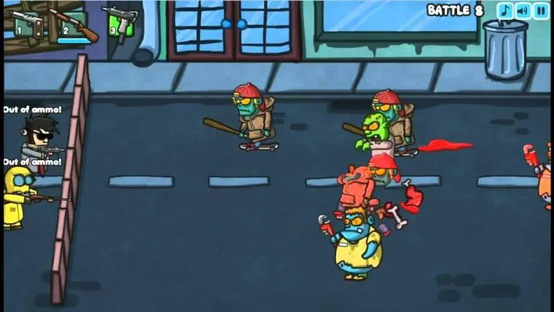 Game bắn zombie trên Y8 hấp dẫn nhờ nhịp chơi nhanh, nhiều kẻ địch và cảm giác sinh tồn căng thẳng.