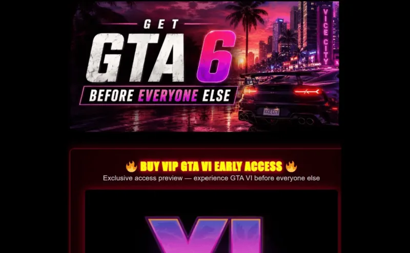 Người chơi nên cẩn trọng với tin giả, link tải sớm và các website mạo danh GTA 6 trước ngày phát hành chính thức.