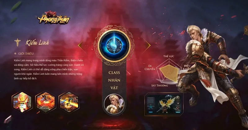 Các tính năng nổi bật trong Game Phong Thần Mobile
