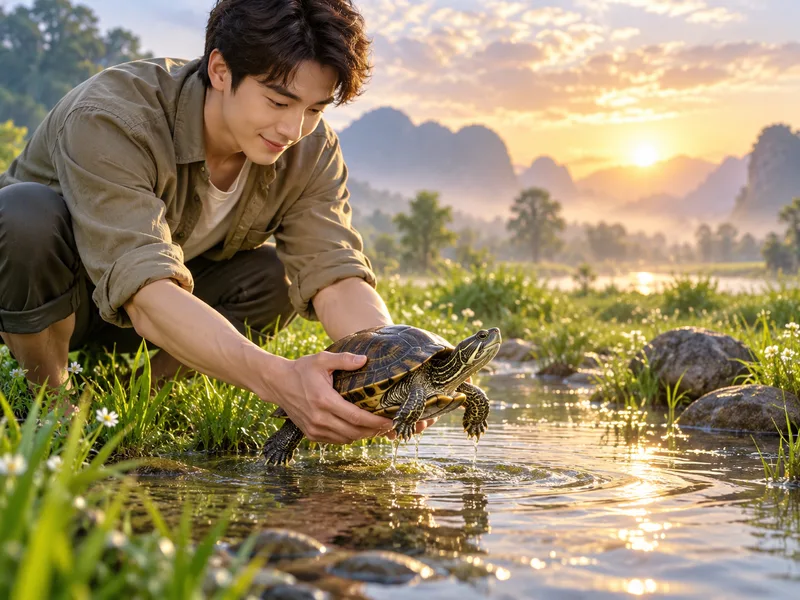 Bắt được rùa thường được liên tưởng với việc nắm bắt cơ hội